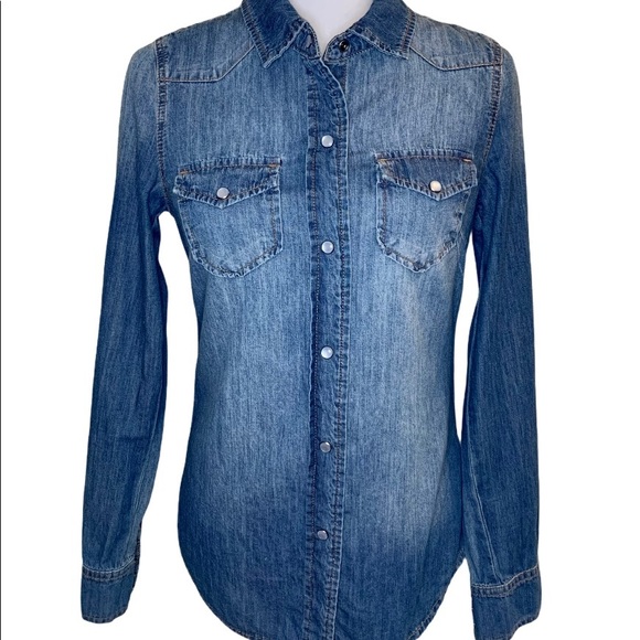 LITZ Women’s Denim Jacket/ Shirt Long Sleeve - Picture 2 of 9